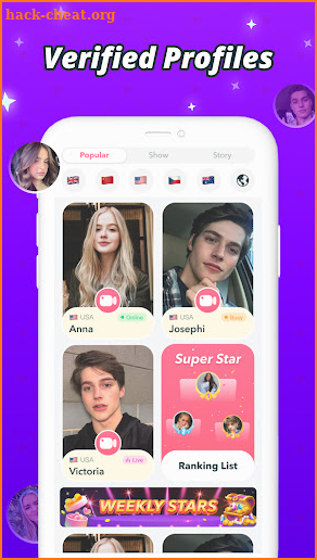 YoYo - Live calls & video chat screenshot