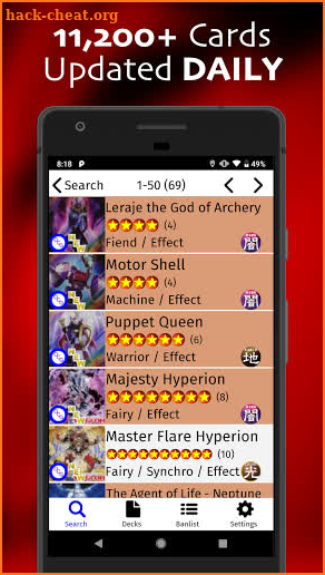 Yugipedia: YuGiOh Deck Builder screenshot