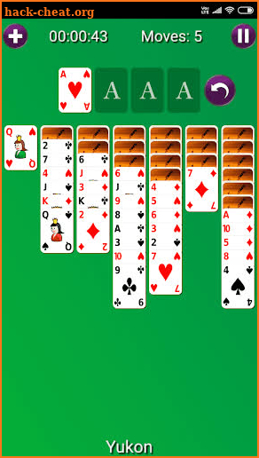 Yukon Solitaire and variants (Russian, Alaska) screenshot