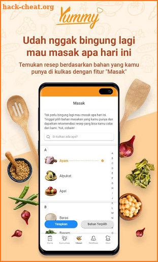 Yummy - Cari & Upload Resep Masakan screenshot