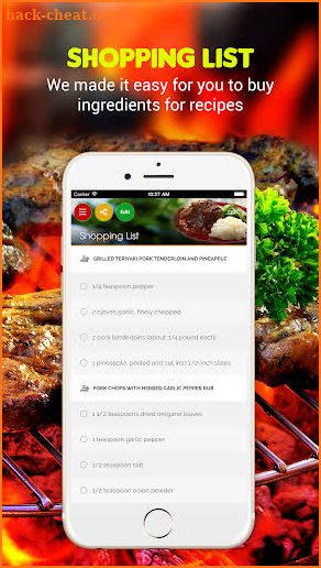 Yummy Grill Recipes screenshot