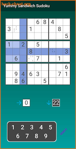 Yummy Sandwich Sudoku screenshot