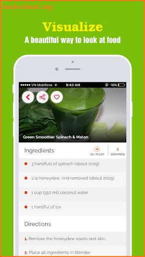 Yummy Smoothie Recipes Pro screenshot