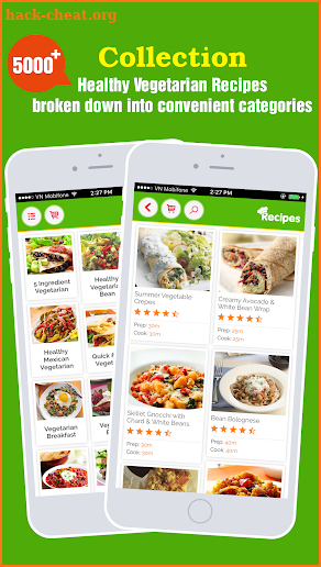 Yummy Vegetarian Recipes screenshot