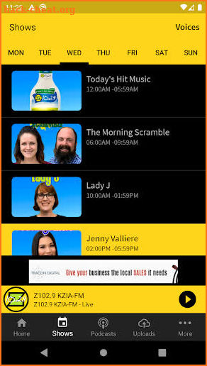 Z102.9 KZIA-FM screenshot