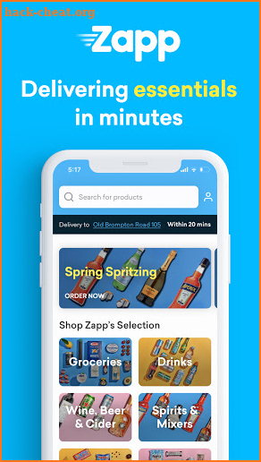 Zapp – 24/7 Drinks & Groceries screenshot