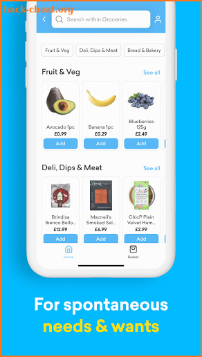 Zapp – 24/7 Drinks & Groceries screenshot