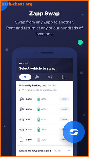 Zapp RideShare screenshot