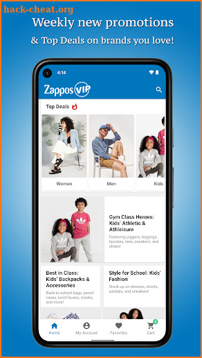 Zappos screenshot