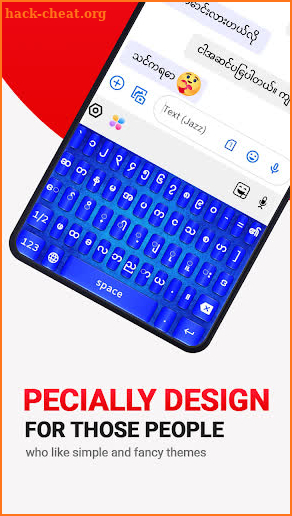 Zawgyi Myanmar keyboard - Zawgyi Typing app screenshot