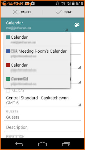 ZCal: Zimbra Calendar Sync screenshot