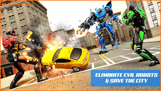 Zebra Robot Car Game: Robot Transforming Games screenshot