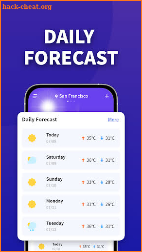 Zebra Weather screenshot