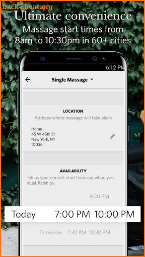 Zeel In-Home Massage Therapist screenshot