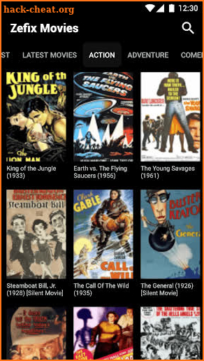 Zefix Movies screenshot