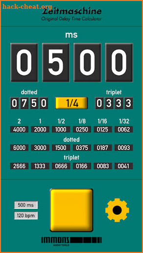 Zeitmaschine Delay Time Calcul screenshot