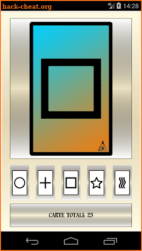 Zener Cards screenshot