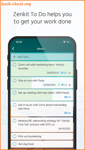 Zenkit To Do screenshot