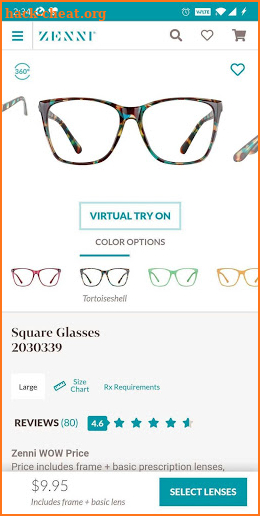 Zennioptical screenshot