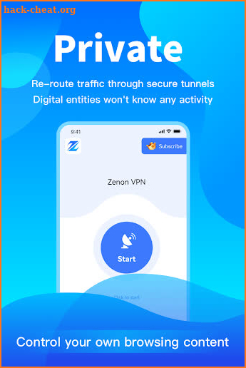 Zenon:Ultimate VPN solution screenshot