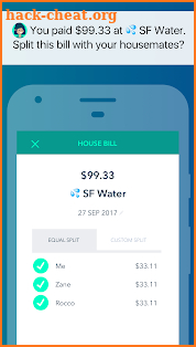 Zently: Split bills, pay rent with roommates screenshot