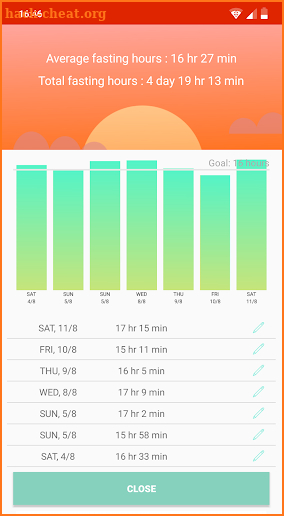 Zero - fasting tracker screenshot