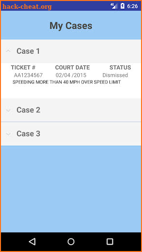 Ziff Traffic Law screenshot