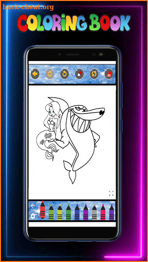 Zig and Sharko Coloring Book screenshot