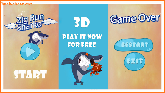 Zig run Sharko 3D screenshot