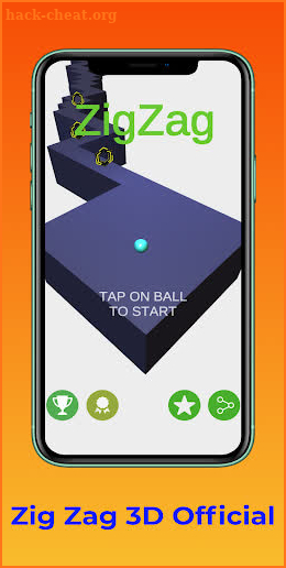 ZigZag 3D Official Arcade Game with Music 2020 screenshot