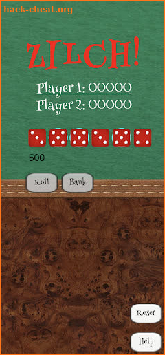 Zilch Dice Game screenshot