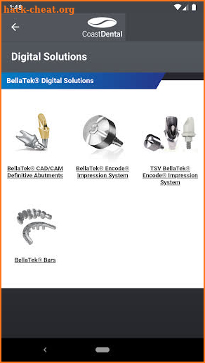 Zimmer Biomet COAST screenshot