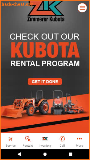 Zimmerer Kubota screenshot