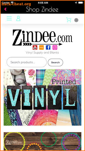 Zindee.com screenshot