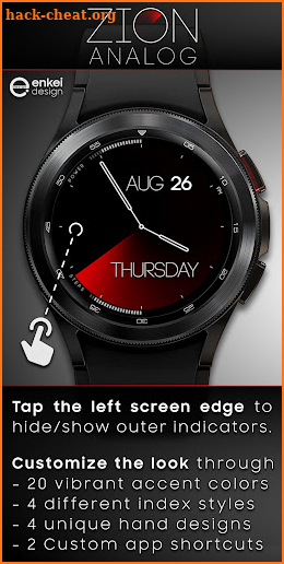 ZION Analog - watch face screenshot