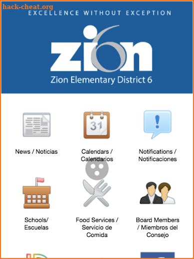 Zion Elementary School District 6 screenshot