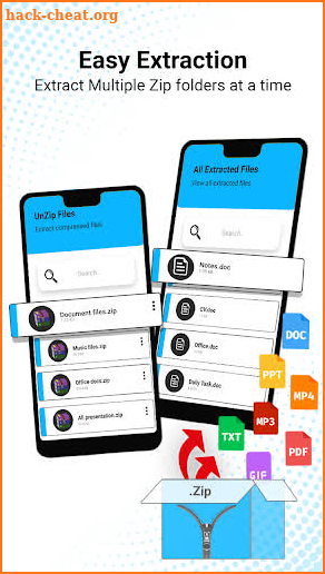 Zip & Rar file opener,  Extractor-Unzip zip files screenshot