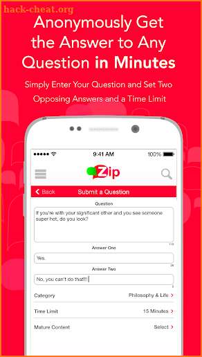 Zip: The Question Answer App screenshot