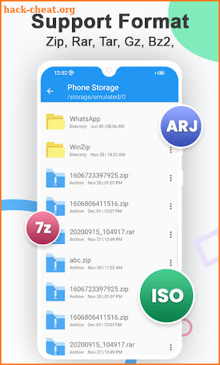 Zip-Unzip-File Extractor-File Opener screenshot