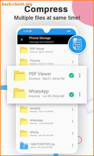 Zip-Unzip-File Extractor-File Opener screenshot