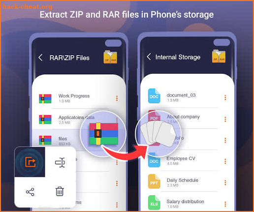 Zipify: Files Archiver rar Zip Unzip files screenshot