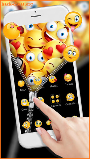 Zipper Smiley Emoji Launcher Theme HD Wallpapers screenshot