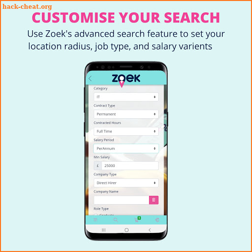 Zoek Job Search App - Apply for new jobs on the go screenshot