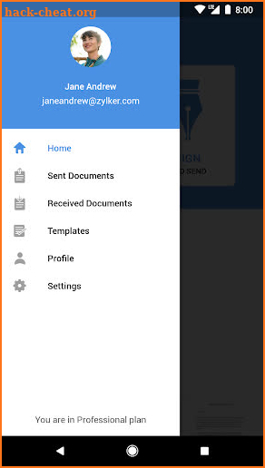 Zoho Sign - Upload, Scan and Sign Documents screenshot