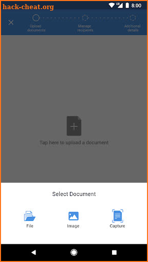 Zoho Sign - Upload, Scan and Sign Documents screenshot