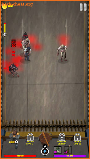 Zombie army attack screenshot