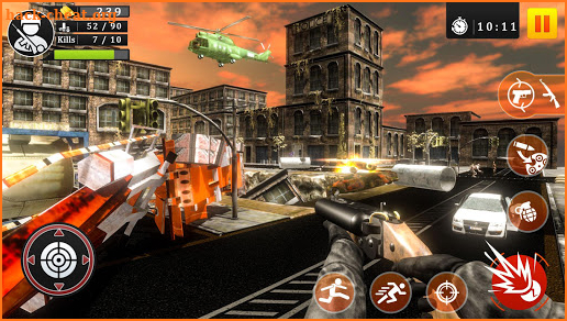 Zombie Beast Shooter: IGI cover fire special ops screenshot