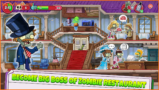 Zombie Cooking Dash screenshot