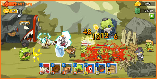 Zombie Defense: Battle TD Survival screenshot