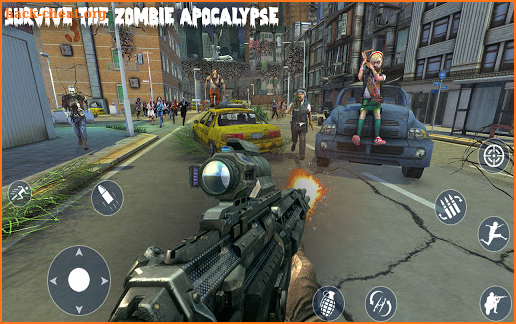 Zombie Hunting Games - Target Dead Zombies screenshot